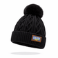 Pompon en fausse fourrure douce sur bonnet chaud