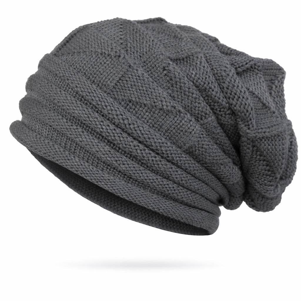 Gros plan sur la texture épaisse du bonnet
