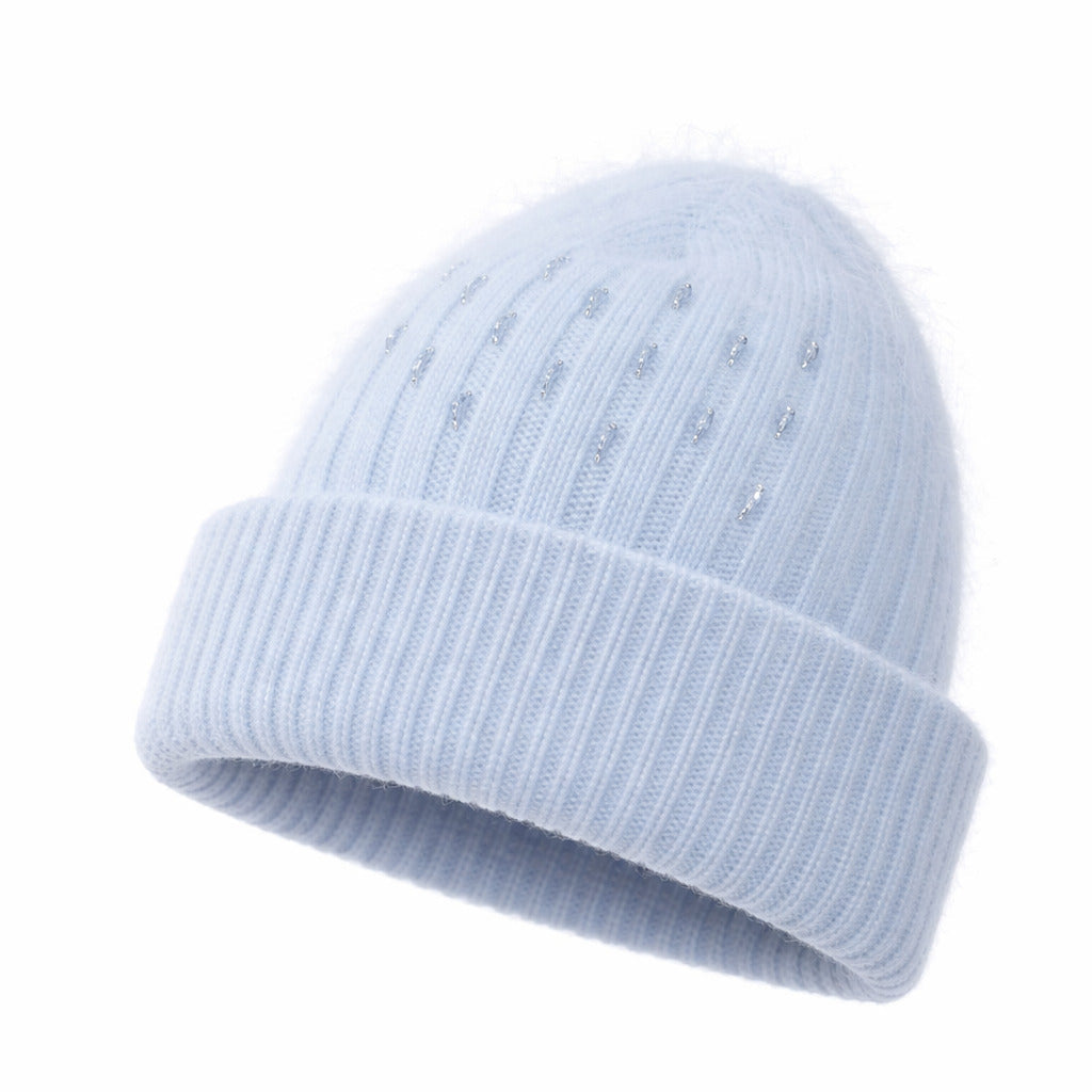 Gros plan sur la texture du bonnet, mettant en avant sa douceur