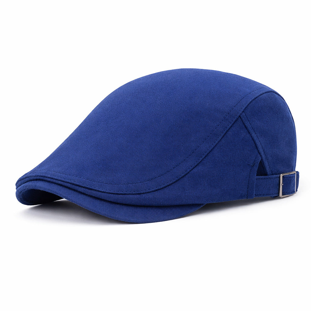 Béret en coton avec doublure intérieure visible