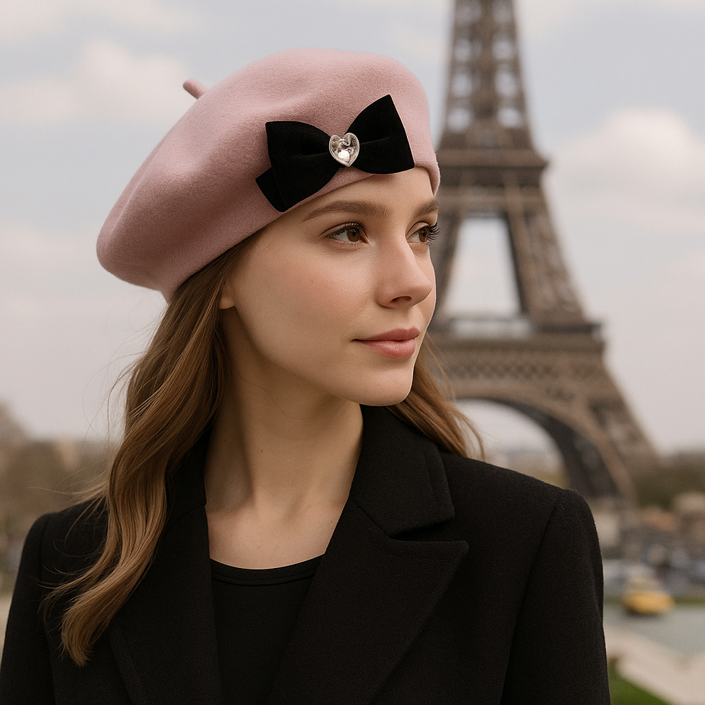 Gros plan sur la texture douce d'un béret en coton