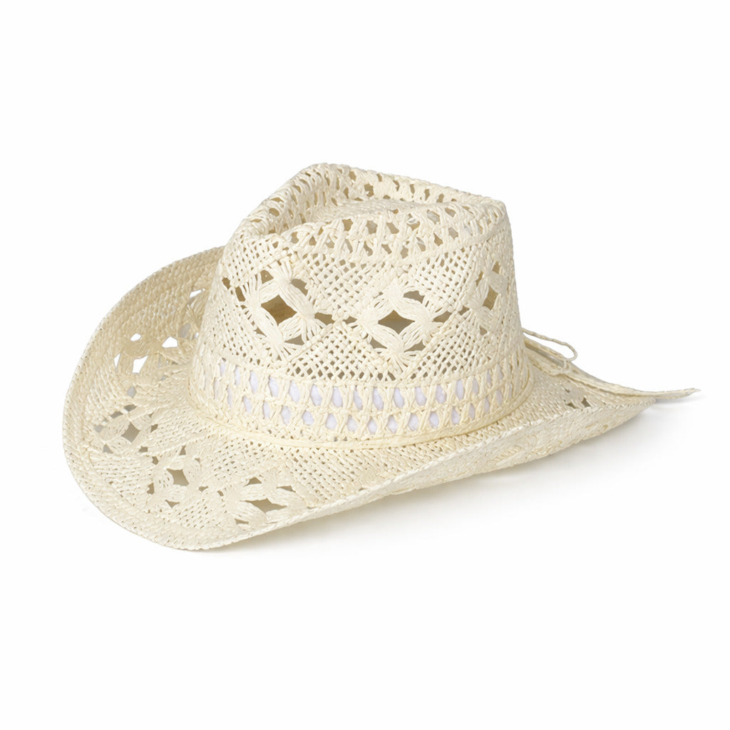 Chapeau cowboy avec détails de couture visibles
