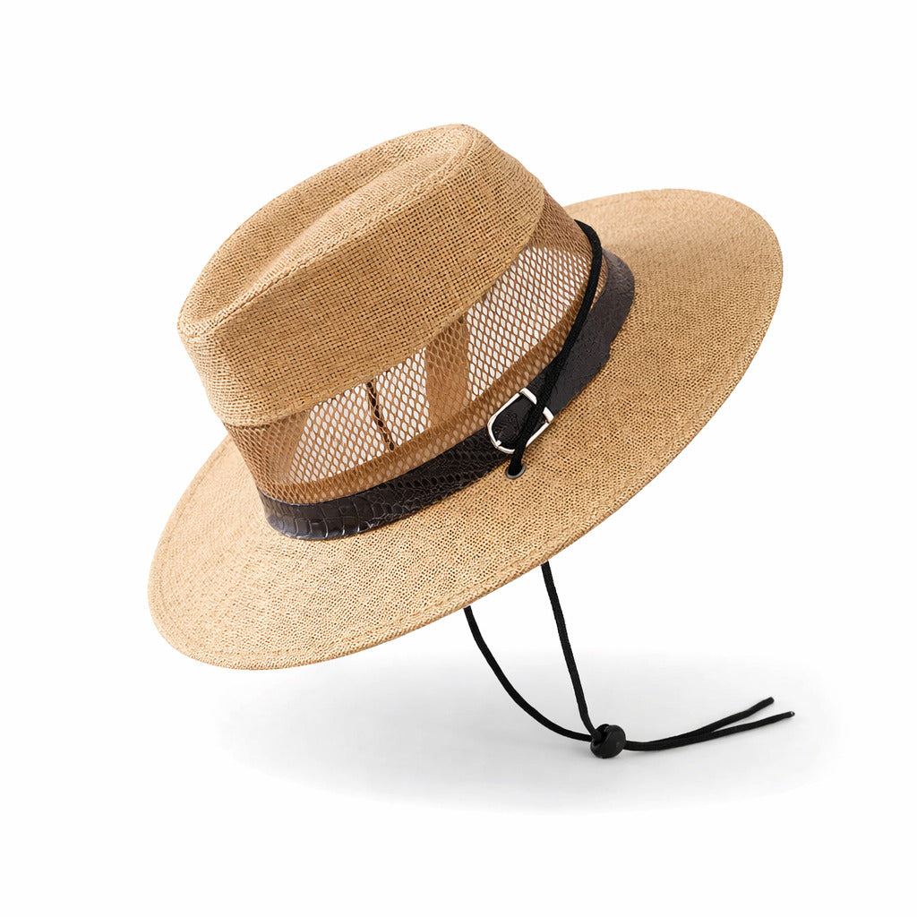 Chapeau Panama en montagne, ventilation optimale