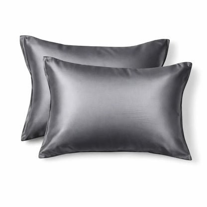 Taie d'oreiller soie sur fond moderne minimaliste