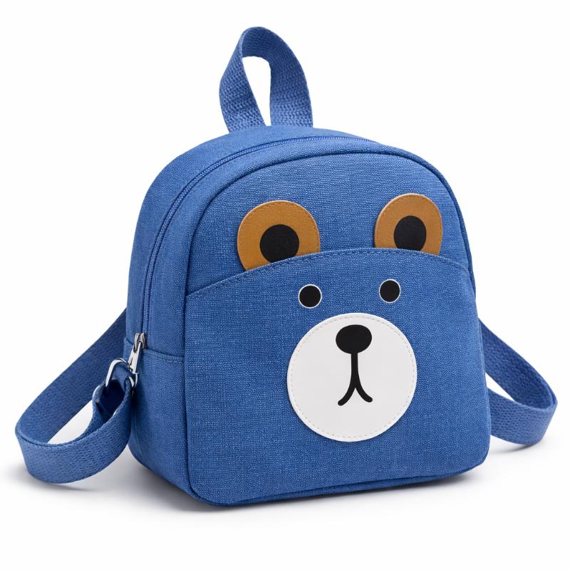 Intérieur spacieux d'un sac à dos enfant avec compartiments