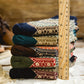 Chaussettes en laine douces pour l'hiver, vue rapprochée