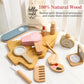 Set de maquillage en bois avec coiffeuse pour enfants