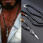 Collier bouddhiste avec pendentif poignard, style raffiné