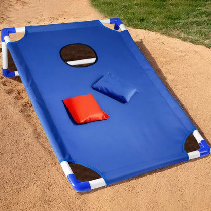 Jeu Cornhole sur sable avec sacs de lancer