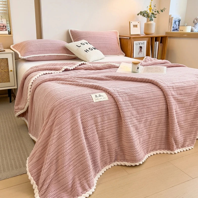Grande couverture moelleuse pour canapé ou lit