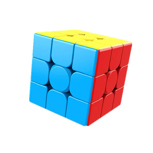 Cube 3x3 avec des faces alignées, prêt à résoudre