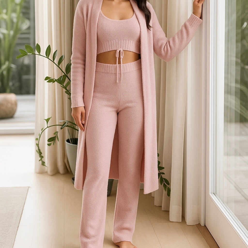 Pyjama plié, prêt pour une soirée détente