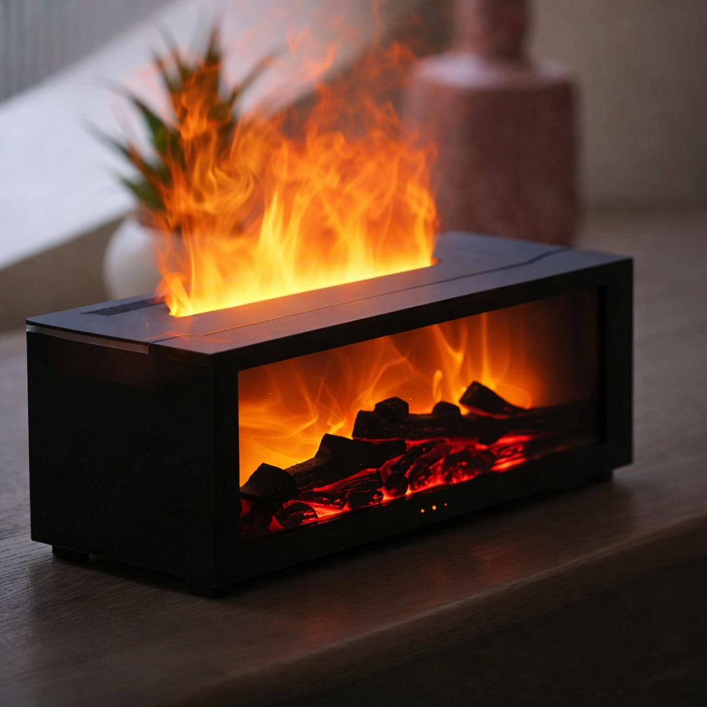 Humidificateur et diffuseur d'arômes avec lumière LED apaisante