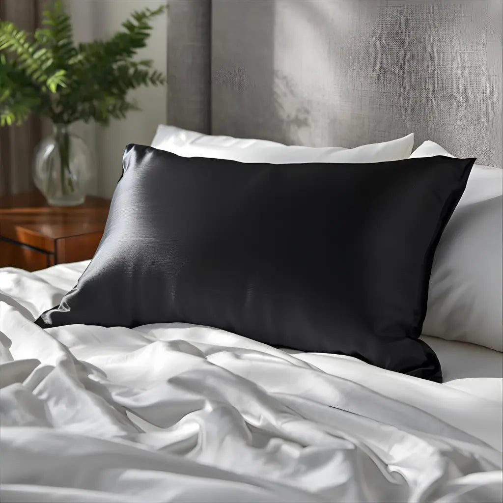 Masque de sommeil en soie, couleur douce et enveloppante