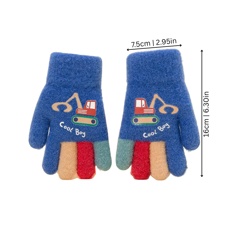 Tableau des tailles pour gants coupe-vent enfants