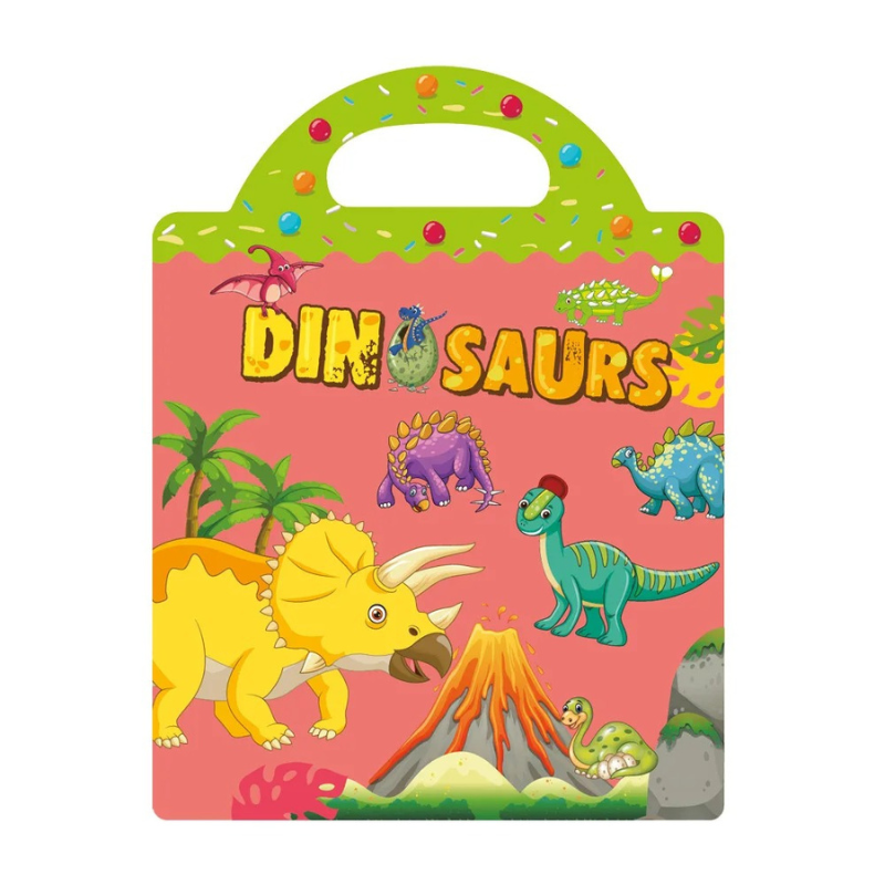Illustrations de dinosaures pour jeu créatif et éducatif