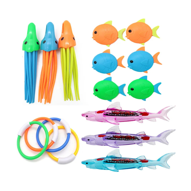 Ensemble de 16 pièces pour activités aquatiques