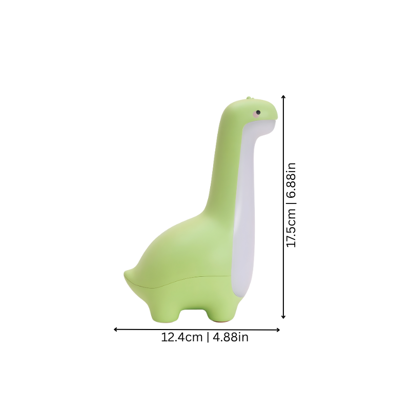 Dimensions détaillées de la veilleuse dinosaure pour enfants
