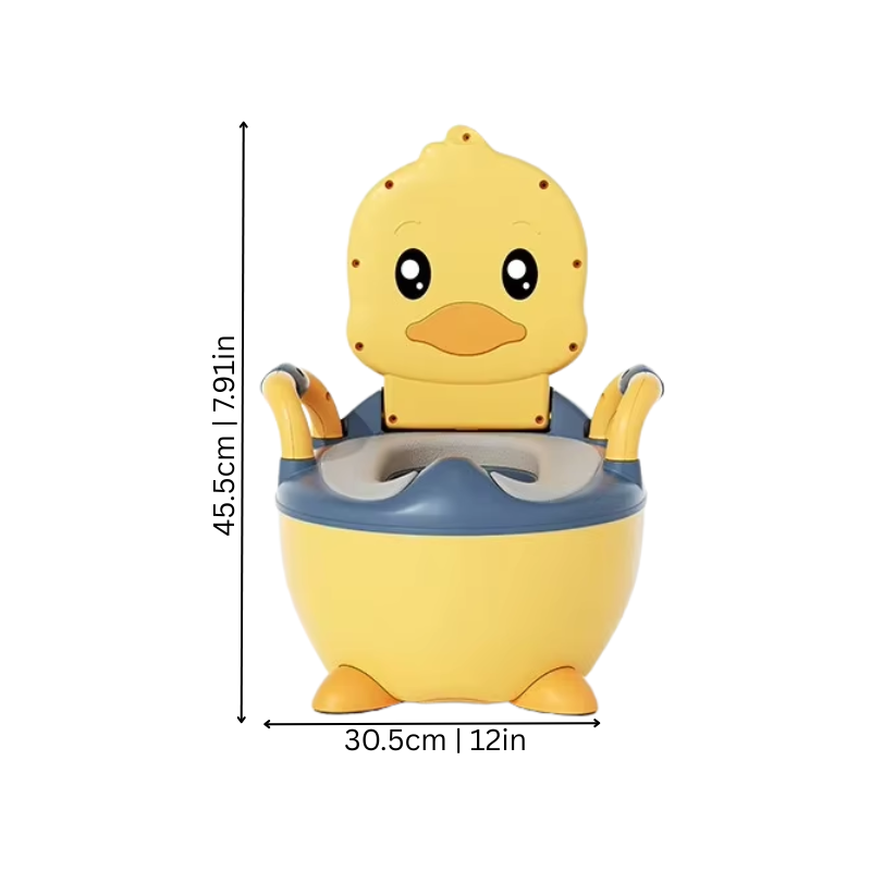 Dimensions détaillées du siège de pot enfant