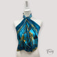 Vue d'ensemble du foulard baroque 90x90 en satin