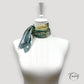 Vue d'ensemble du foulard 70x70 cm, motif végétal chic