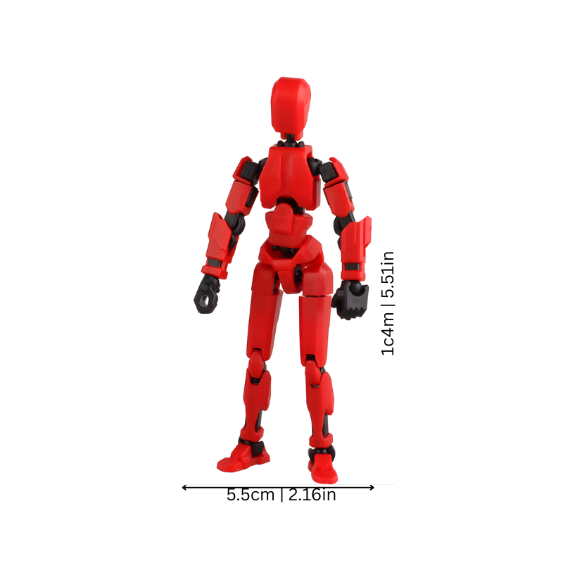 Figurine articulée en plastique ABS avec articulations mobiles