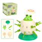 Grenouille verte en plastique du jeu Pop-Up