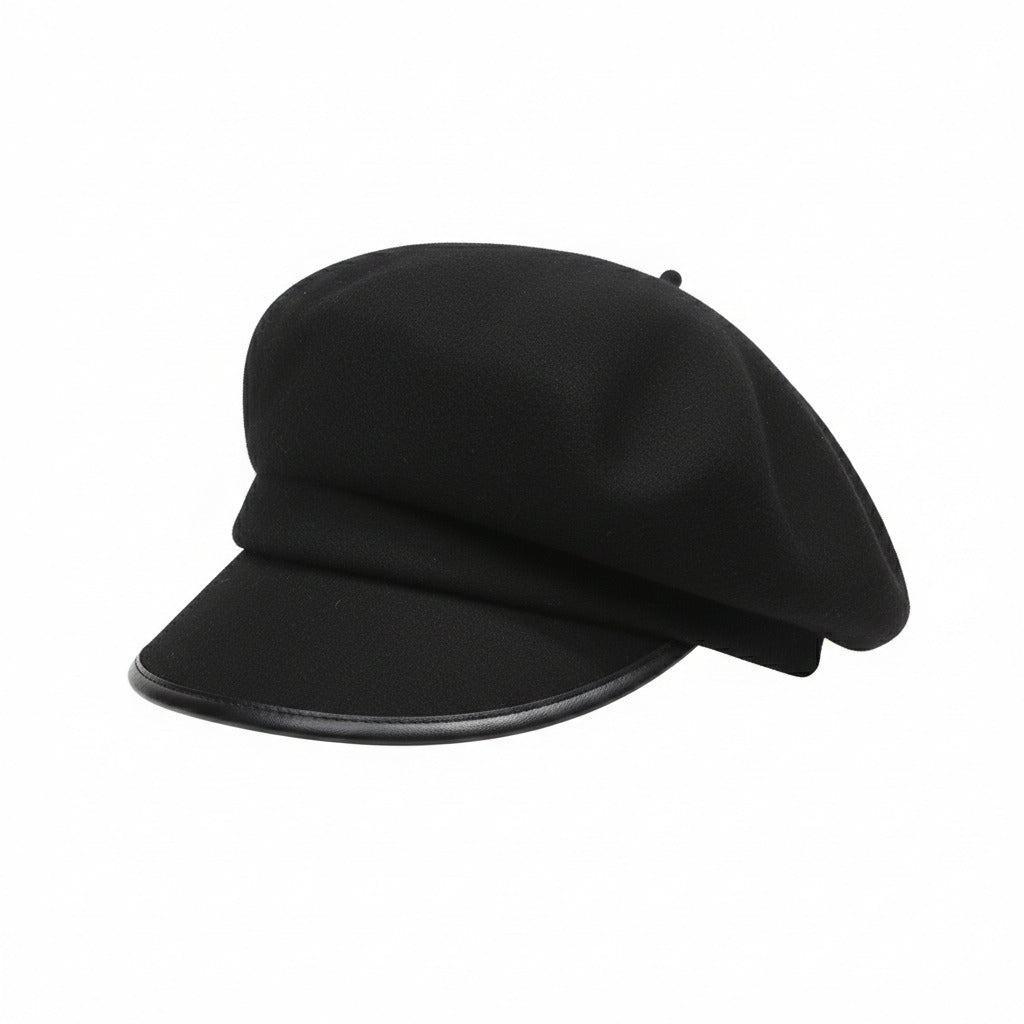 Illustration d'un béret en laine avec un design classique