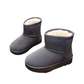Bottes grises en velours avec doublure chaude
