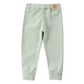 Pantalon polaire vert pour enfant, vue de face