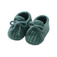 Chaussons bébé verts en maille, légers et pratiques