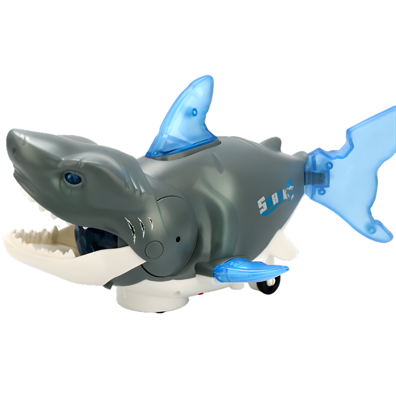 Jouet requin musical en teinte grise élégante