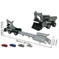 Camion de construction gris, matériau durable et solide