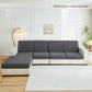 Housse en jacquard gris, protection contre les liquides