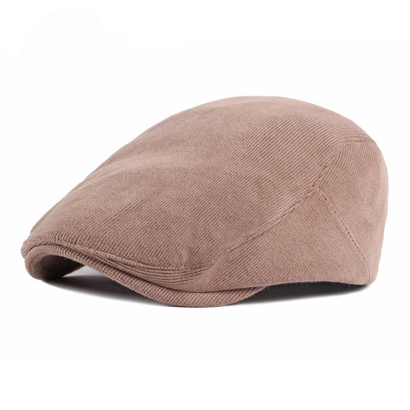 Béret ajustable avec boucle métallique sur le côté