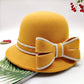 Vue de côté d'un chapeau cloche, design intemporel et élégant