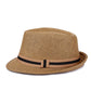 Vue arrière du chapeau Panama avec son bord relevé
