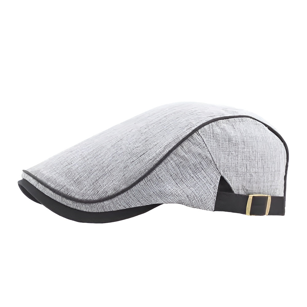 Béret en coton sur fond neutre, mettant en avant la couleur