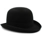 Chapeau melon avec ombre portée sur le mur