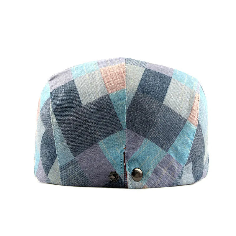 Silhouette masculine avec béret, ambiance citadine