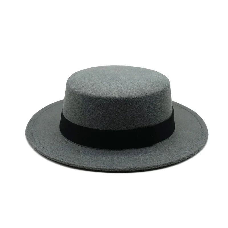 Chapeau Fedora en paille tressée, idéal pour l'été