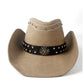 Chapeau Cowboy Cuir Véritable h5b40e14af4ef45138296cb7d27f16db3f vue du matériau