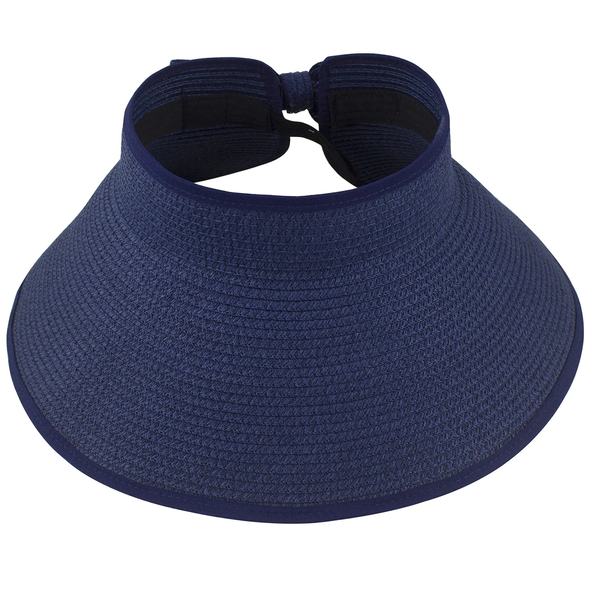 Personne portant un chapeau de paille en plein soleil