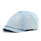Zoom sur la texture du denim de la casquette Gavroche