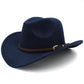 Vue de dessus d'un chapeau cowboy classique