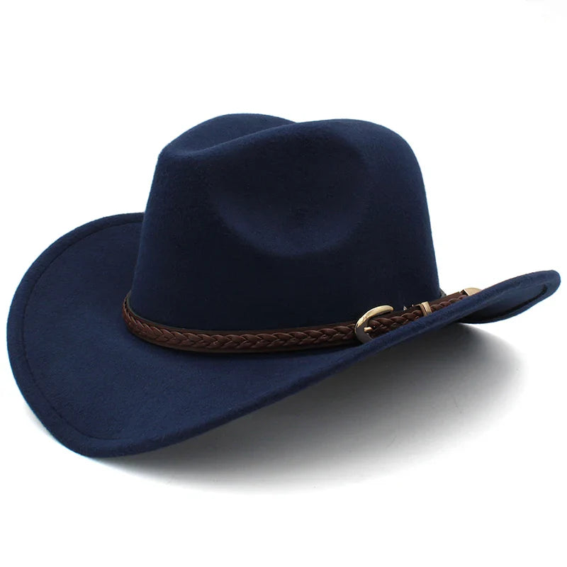 Vue de dessus d'un chapeau cowboy classique
