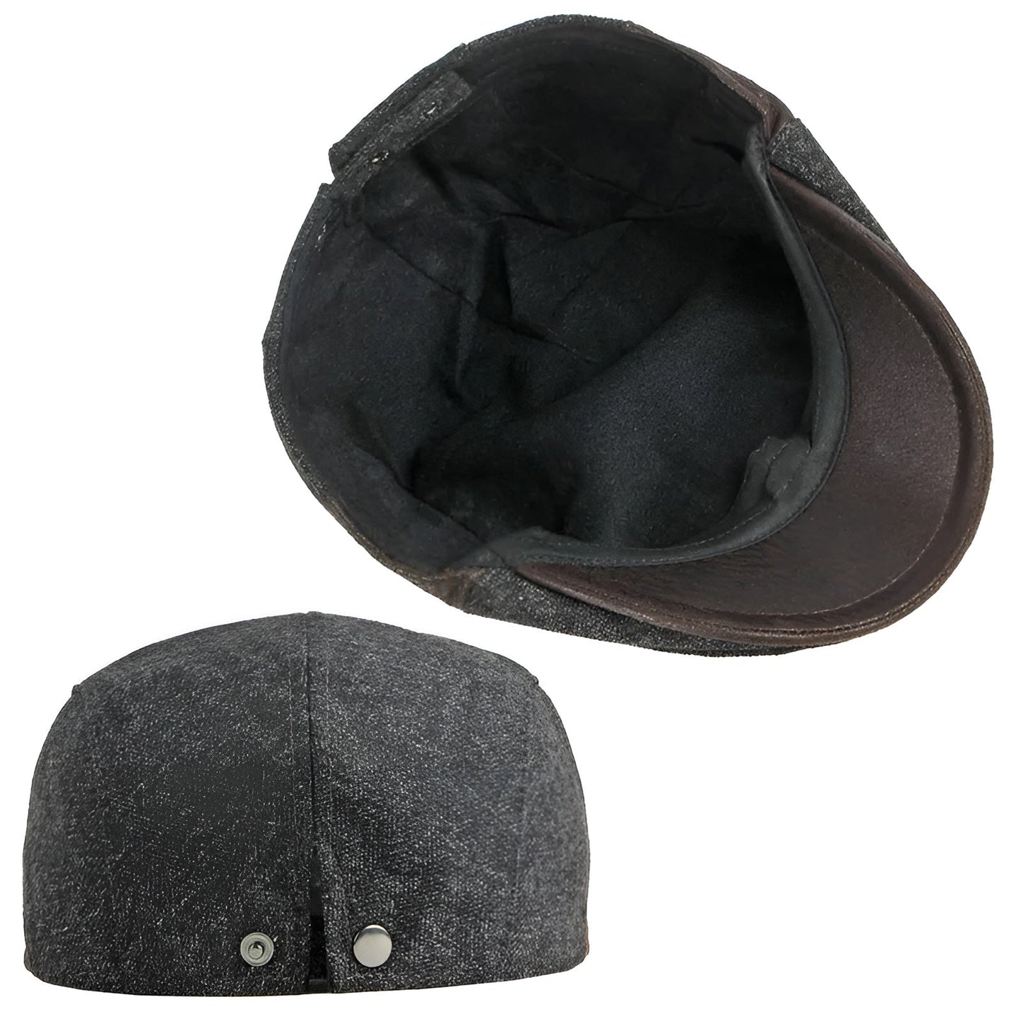 Béret rétro en coton, ajustement confortable