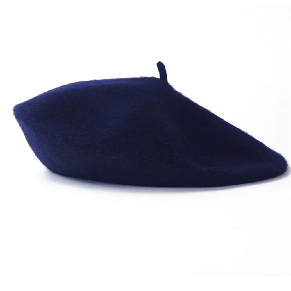 Béret basque avec une vue sur l'intérieur doublé