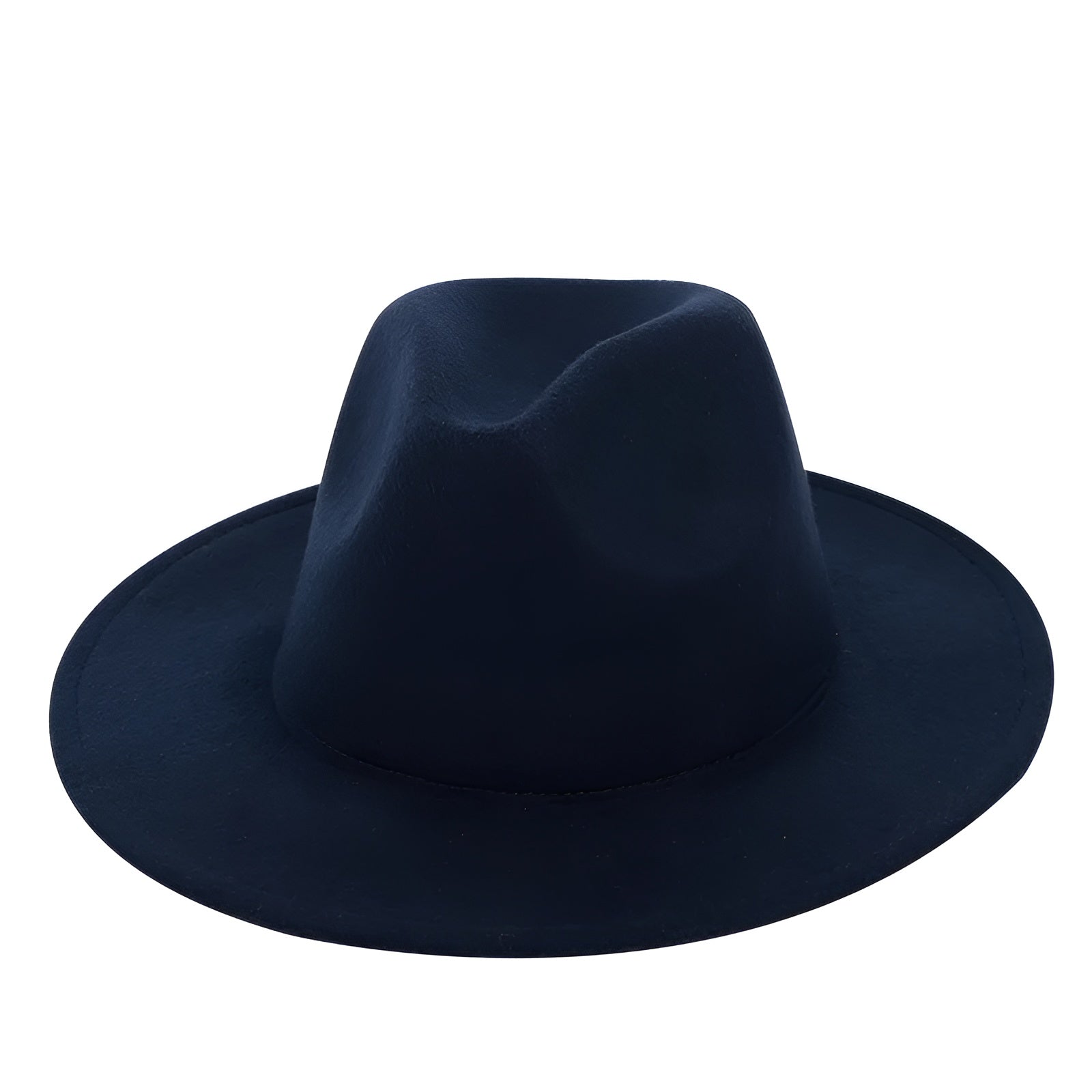 Vue arrière d'un chapeau Fedora, mettant en avant sa finition