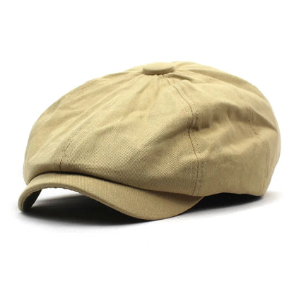 Casquette gavroche avec motifs discrets sur le tissu